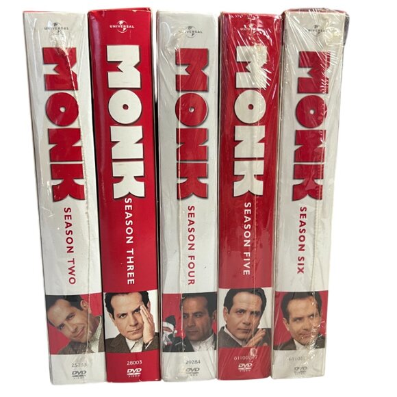 Monk TV Show Seasons  2, 3, 4, 5, 6, DVD Box Sets - Picture 3 of 12
